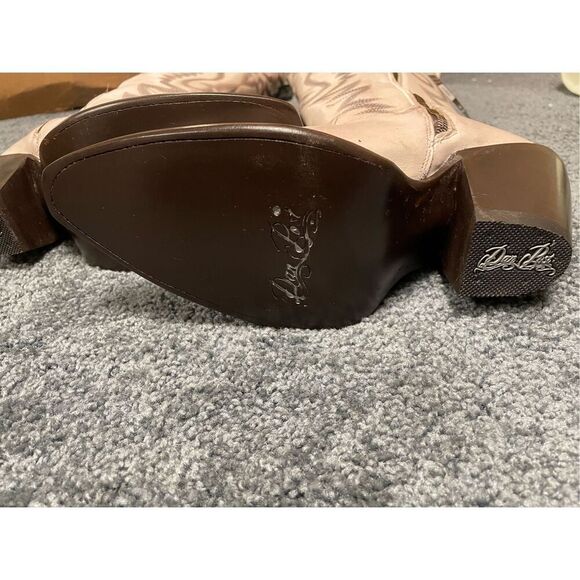 Brand New Dan Post Women’s 10M Loverly Knee High Leather Snip Western Boots - Picture 7 of 16